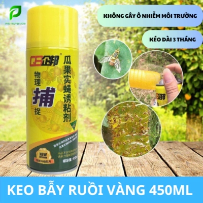 CHAI BẪY CÔN TRÙNG – BẪY RUỒI VÀNG